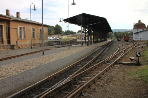 2016/10 – Bahnhof der Kleinbahn Dippoldiswalde.