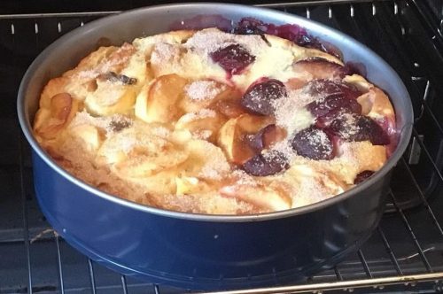 Birgit's Obstkuchen - Apfel/Pflaume